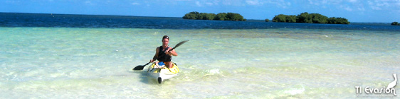 ti-evasion kayak de mer en guadeloupe